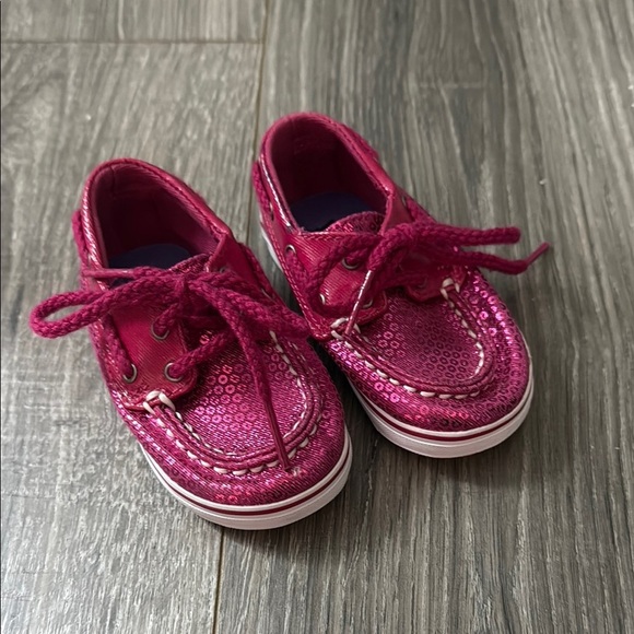 Infant Sperry Pink “Bahama Crib” Size 3M - Picture 1 of 6